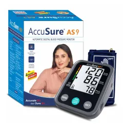 AccuSure Fully Automatic Digital Blood Pressure Monitor With Large Display, Most Advance Technology & Accurate Measurement - Arm Circumference (22-36Cm) Type-C USB power port, 4-Year Warrant...