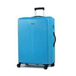 ACEPACK GLX 78 cms Teal Hard Sided Check-in Size Luggage Trolley Bag for Travel Suitcase with 8 Spinner Wheels for Men a