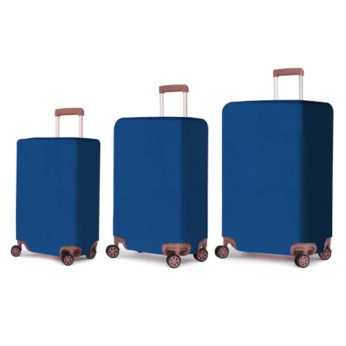 Image of ACEPACK Polyester Fabric Stretchable & Washable Protective Luggage Cover Set of 3 for 50 cm - 55 cm,65 cm - 70 cm,75 cm 