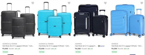 Image of Acepack Suitcases at minimum 70% Discount