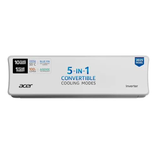 Image of Acer 1.5 Ton 3 Star Split AC (5-In-1 Convertible Cooling Modes, AiSense Technology, ArcticWrap Cooling, PM 1.0 Microbact