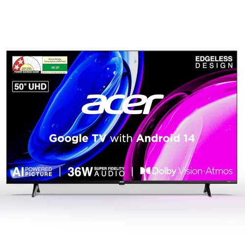 Image of acer Ultra I Series 127cm (50 inches) 4K Ultra HD Smart Google TV (AR50UDGGU2875BD)