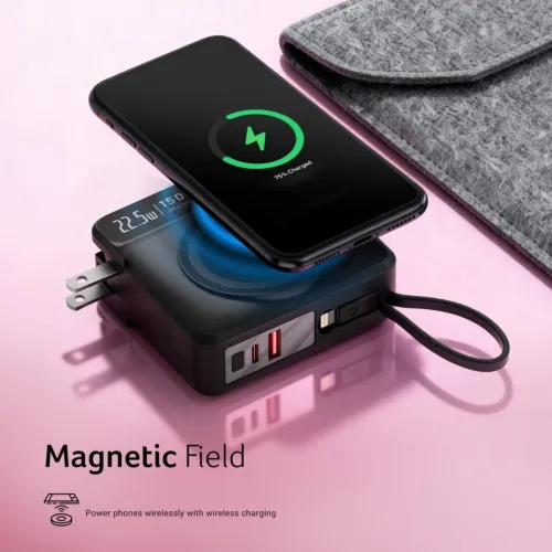 Image of Acer 15000 mAh 22.5 W Wired & Wireless Mini Pocket Size Power Bank