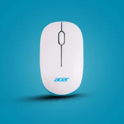 Acer Wireless Mouse Ambidextrous Optical Mouse 1600 DPI, with Soft side grip, Plug-and-Play, Compatible with Windows (2.
