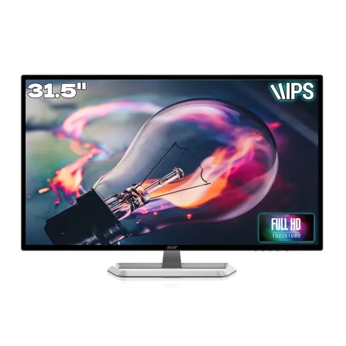 Image of acer EB321HQ 31.5 Inch (80.01 Cm) IPS Full HD Backlit LED LCD Monitor I 300 Nits Brightness I HDMI, VGA Ports I Eye Care