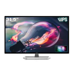 acer EB321HQ 31.5 Inch (80.01 Cm) IPS Full HD Backlit LED LCD Monitor I 300 Nits Brightness I HDMI, VGA Ports I Eye Care