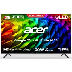 Acer 43inch V Pro 4K QLED Smart TV (AR43QDQGR2851AD)