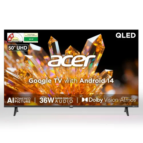 Image of acer 127 cm (50 inches) Ultra V Series 4K Ultra HD Smart QLED Google TV AR50QDVGU2875BD