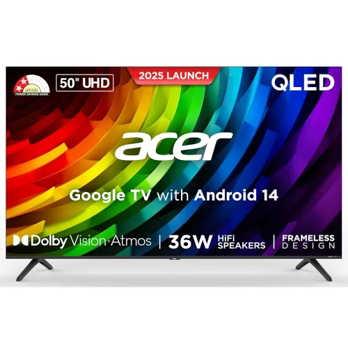 Image of Acer 50inch V Pro 4K QLED Smart Google TV (AR50QDQGR2851AD)