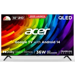 Acer 50inch V Pro 4K QLED Smart Google TV (AR50QDQGR2851AD)