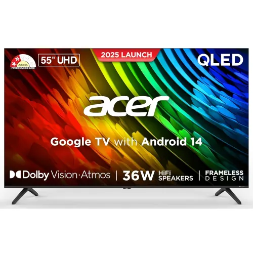 Image of Acer 55inch 4K Ultra HD QLED Google TV (V PRO Series) (AR55QDQGR2851AD)