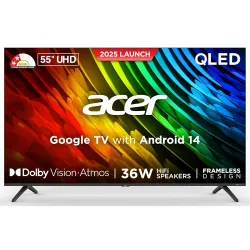 Acer 55inch 4K Ultra HD QLED Google TV (V PRO Series) (AR55QDQGR2851AD)
