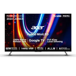 Acer 75-Inch M Series 4K QLED Google TV (AR75UDMGR2885AT)