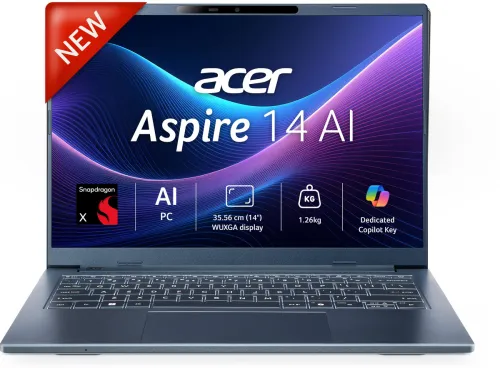 Image of Acer Aspire 14 AI Office 2024 (16 GB/512 GB SSD/Windows 11 Home) Thin and Light Laptop