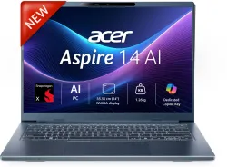 Acer Aspire 14 AI Office 2024 (16 GB/512 GB SSD/Windows 11 Home) Thin and Light Laptop
