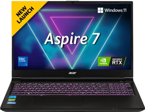 Image of Acer Aspire 7(i5 14th Gen) Intel Core 5 210H - (16 GB/512 GB SSD/Windows 11 Home/6 GB Graphics/NVIDIA GeForce RTX 4050) 