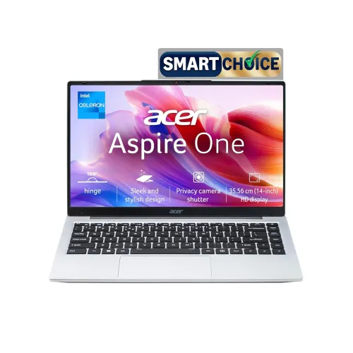 Image of Acer Aspire One N4500, 8GB/256GB SSD, 14-Inch, Pure Silver