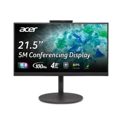 acer B227Q D1 21.5 Inch IPS Full HD Backlit LED Monitor I Full HD Adjustable Webcam, MIC Support I 100Hz I Tilt, Swivel and Height Adjustment I HDMI, VGA & USB 2.0 I Eye Care I Stereo Speake...