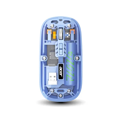 Image of Acer Clearview Dual-Mode Wireless RGB Mouse - Blue