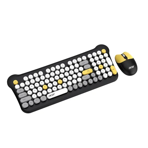 Image of Acer Cuteo Wireless Keyboard and Mouse Combo | 2.4GHz Wireless USB Receiver