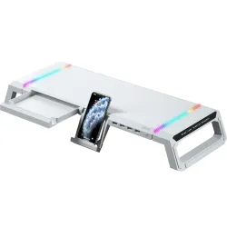 acer Ergo Multifunction Monitor & Laptop Stand Featuring RGB Lighting 
