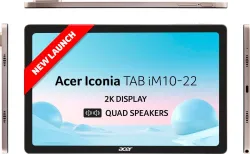 Acer Iconia Tab 6 GB RAM 128 GB ROM 10.36 inch with Wi-Fi+4G Tablet (Gold)