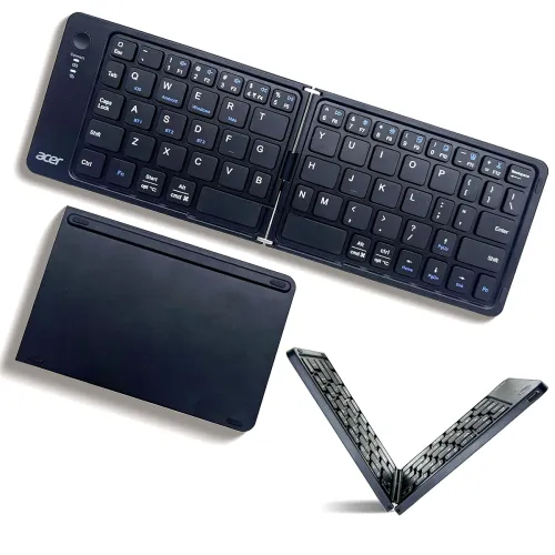Image of Acer Mini Fold compact foldable Bluetooth keyboard, 67 keys