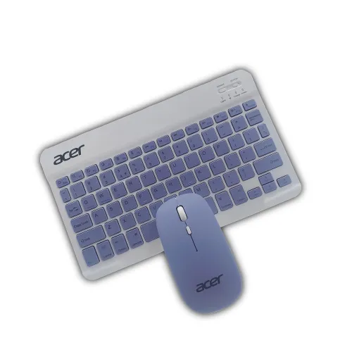 Image of Acer Nano Pad Rechargeable Bluetooth Keyboard & Mouse Combo, 3 DPI Upto 1200 DPI, 78 Keys Anti Slip Back, Ultra Thin Des
