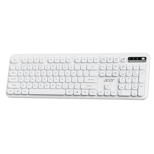 Image of Acer SoftKey Pro Wireless 108-Key Keyboard White