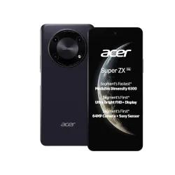 Acer Super ZX 5G (Lunar Blue, 4GB RAM, 128GB Storage) | 120 Hz FHD+ Display | 5000 mAh Ultra-Thin Battery |