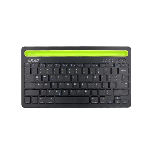Image of Acer Swift Slim Multi-Device Wireless Rechargeable Keyboard with Cradle for Tablet and Phone | 