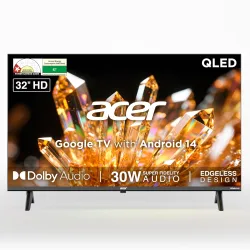 Acer Ultra V Series 32-inch HD Ready Smart QLED Google TV (AR32QDVGU2841BD