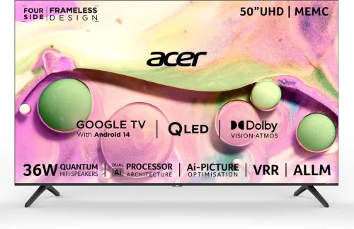 Image of Acer V Pro Series 50inch Smart Google TV 2025 Edition (AR50QDQGR2851AD)