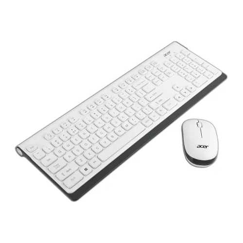 Image of Acer Wireless Keyboard & Mouse Combo with Attractive Durable Design, 2.4GHz Nano Receiver, 10m Range, Indian Rupee Key C