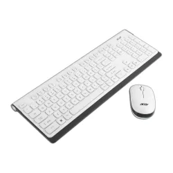 Acer Wireless Keyboard & Mouse Combo with Attractive Durable Design, 2.4GHz Nano Receiver, 10m Range, Indian Rupee Key Code, 1600 DPI, 10M Keystrokes Life for Microsoft Windows and Mac OS (W...