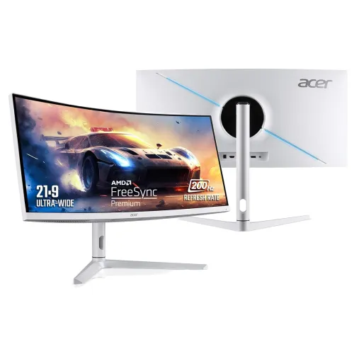 Image of Acer XZ306CX 29.5 Inch (74.93 Cm) Ultrawide 21:9 1500R Curve 2560 X 1080 Pixels LCD Monitor with LED 