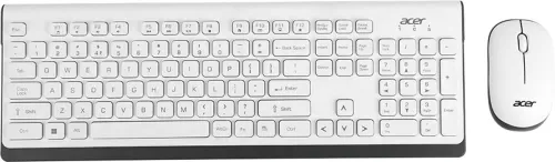 Image of Acer ZC.A01SI.OWD Wireless Keyboard & Mouse Combo (White & Grey)