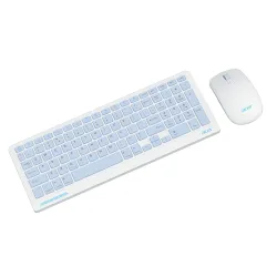 Acer ZenKeys Duo Wireless Keyboard & Mouse Combo | 2.4 GHz + Bluetooth | Rechargeable 500 mAh Type-C | 99-Key Silent Key