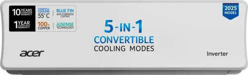 Image of acer 2025 Model 1.5 Ton 3 Star Split Inverter AC (AR15AS3IO1HLE25, White)