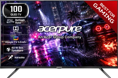 Image of acerpure NITRO 253 cm (100 inch) QLED Ultra HD (4K) Smart Google TV 2026 Edition