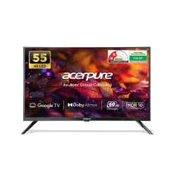 Acerpure 140 cm (55 inch) Swift Series UHD LED Smart Google TV AP55UG51ASFTD Model (Black)