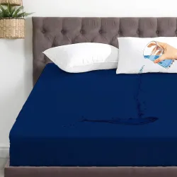 ACHIR Double Size Fitted Terry Cotton Breathable, Stretchable