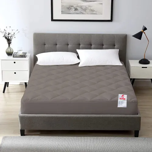 Image of ACHIR Waterproof Quilted Mattress Protector – Twin, 48"x78", Grey
