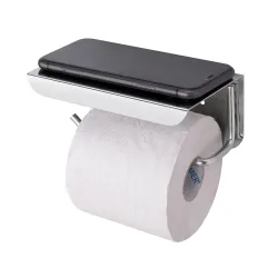 ACHRO Self Adhesive and Wall Mount Stainless Steel Toilet Paper Holder 