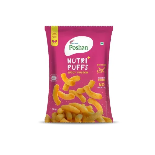 Image of Acme Poshan Nutri+ Protein Puffs Spicy Fusion 