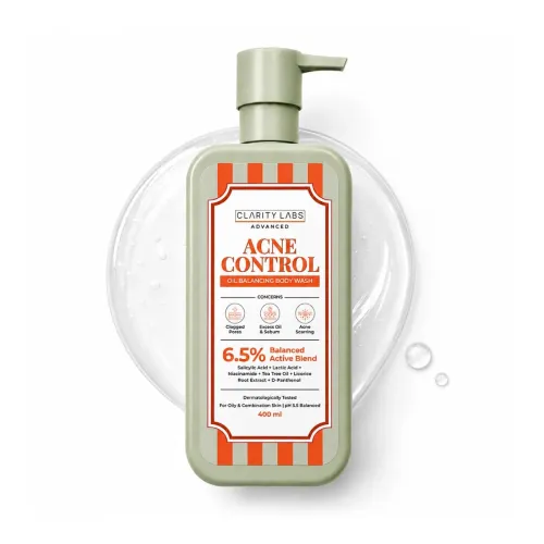 Image of Acne Control Salicylic Acid Body Wash for Body and Back Acne 400ml