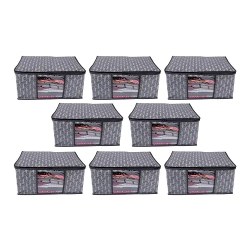 Image of Acnos Metallic Black Cloth Cover Set (8 Pcs)