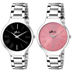Acnos® Premium Analogue Women's Watch (Multicolored Dial Multi Colored Strap)