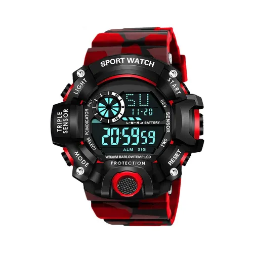 Image of Acnos® Premium Brand - A Digital Watch Shockproof Multi-Functional Automatic 5 Color Army Strap Waterproof Digital Sport