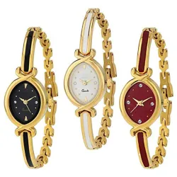 Acnos® Premium Gold Chain Analog Watches